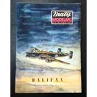 Журнал "Maly modelarz" ("Малый Моделяж"), модели из картона. #7-8/1973: Бомбардировщик "Halifax"