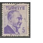 Турция. Кемаль Ататюрк. Первый Президент. 1956г. Mi#1495.