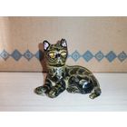 Металлическая фигурка "Кошка", с декоративным покрытием, высота 5 см., дефект хвоста.