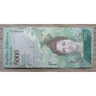 Werty71 Венесуэла 5000 боливаров 2017 UNC банкнота