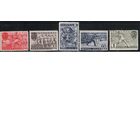 СССР-1940, (Заг.648-652), ** , Спорт, линейка (полная серия)