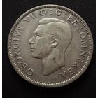1/2 кроны  1942 г.  Георг 6.  Великобритания