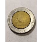 Италия 500 лир 1988