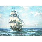 Почтовая карточка "Фрегат "Диана"