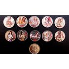 Набор монет 1рубль 2014г (графическое изображение) секс-рубль. 10шт