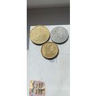 Сборный лот Израиль. Лот состоит из 3-х монет. Монеты не чищены.