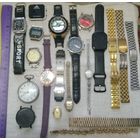 Большой лот часов и ремешков к часам. Всё в одни руки.