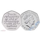 Великобритания 50 пенсов 2020 г. Выход из ЕС. Без обращения!!!