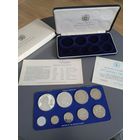 Набор монет, Ямайка 1977. Серебро.