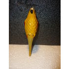 Редкая Ёлочная игрушка ПОПУГАЙ. СССР