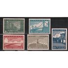 СССР-1939, (Заг.567-572)  * (без клея)   , Реконструкция Москвы