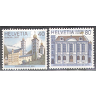 Швейцария 1978 Michel 1128 - 1129  MNН Европа СЕРТ Архитектура\\АМ