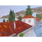 Картина маслом "Гурзуф". Мастихин, холст  40х30 см