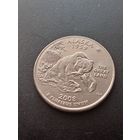 США 25 центов  2008 г. D  - штат Аляска