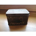 Старенькая железная коробочка 8х5.5х5.5см