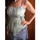 Топ нарядный 46 подойдёт на бюст 3 Полнота Д скрадывает живот