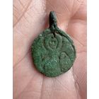 Иконка. Архангел Михаил с процветшим крестом"Якорь".