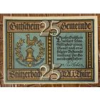 Нотгельд 25 пфеннигов 1921 год. Штютцербах,. Веймарская республика