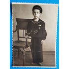 Фото мальчика в матроске. 1951 г. 8х12 см.