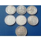 10 копеек 1922-1930 год, погодовка