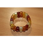 Браслет на резинке, под янтарь, хорошее состояние.