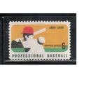США-1969, (Мих.992) , **, Спорт, Бейсбол (одиночка)