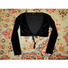 Болеро бархатное на завязках, р.М