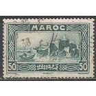 Французское Марокко. Город Рабат. 1933г. Mi#104.