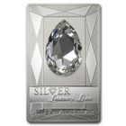 Острова Кука 20 долларов 2013г. "Серебряная линия Люкс: Бриллиант". SWAROVSKI. Монета в подарочном футляре с LED подсветкой; сертификат; коробка. СЕРЕБРО 100 гр.