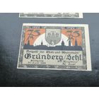 Германия нотгельд 75 пфенингов  1922 Зеленая гура Польша