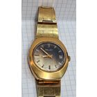 С 1 РУБЛЯ ! ЧАСЫ БРАСЛЕТ ПОЗОЛОТА АU СССР ПОЛЁТ НА ХОДУ ! .