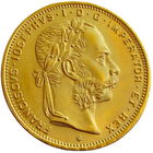 Австрия, 20 франков/ 8 флоринов 1892 г., Unc, золото 900/ 6,45 г, KM #2269, Австро-венгерский гульден. Доставка только при личной встрече, связь по телефону или мессенджеру.