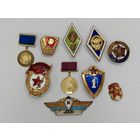 Значок CCCP Ромб. Гвардия.  Разряд и др. Одним лотом 10 шт. С рубля