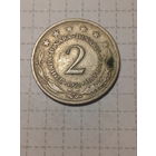 2 динар Югославия 1971 год.