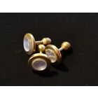 Старинные запонки 3шт (латунь)