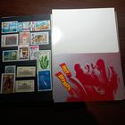 Альбом с марками 2, + 10 открыток, лот с рубля