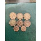 Лот монет Британской империи.