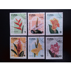 КУБА 1974г. Флора Садовые цветы серия 6 марок Mi 1980-1985