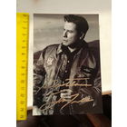 Джон Траволта, американский актер, афтограф. 15Х10