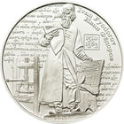 Острова Кука 5 долларов 2010г. "Иван Фёдоров". Монета в капсуле; сертификат. СЕРЕБРО 20гр.