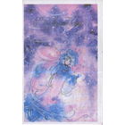 Подписанная двойная открытка 1990г. "С Новым годом! Снегурочка" худ. А. Калишкина