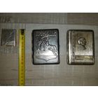 Портсигар СССР Полоцк , Янка Купала и спичечница " слава покорителям космоса "