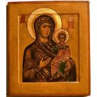 Смоленская Пресвятая Богородица "Одигитрия". Центральная Россия, 19й век.