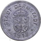 РАСПРОДАЖА!!! - ГЕРМАНИЯ ДАРМШТАДТ 10 пфеннигов 1917 год