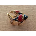 Брошь винтажная "Рыбка"