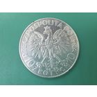 Польша 10 злотых 1933 Ядвига