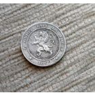 Werty71 Бельгия 5 сантимов 1862 Лев