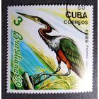 Марка Куба 1989 год Птицы