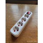 Колодка удлинителя 4гн с выкл. 16А 3,5 кВт с з/к EKF