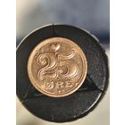 Дания 25 эре 1990